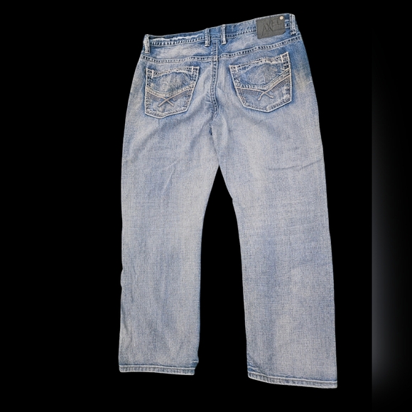 Mens TK Axel TREADWELL Relaxed Straight Fit Jeans 36x30 KENSINGTON AX41007-3 - Picture 4 of 14